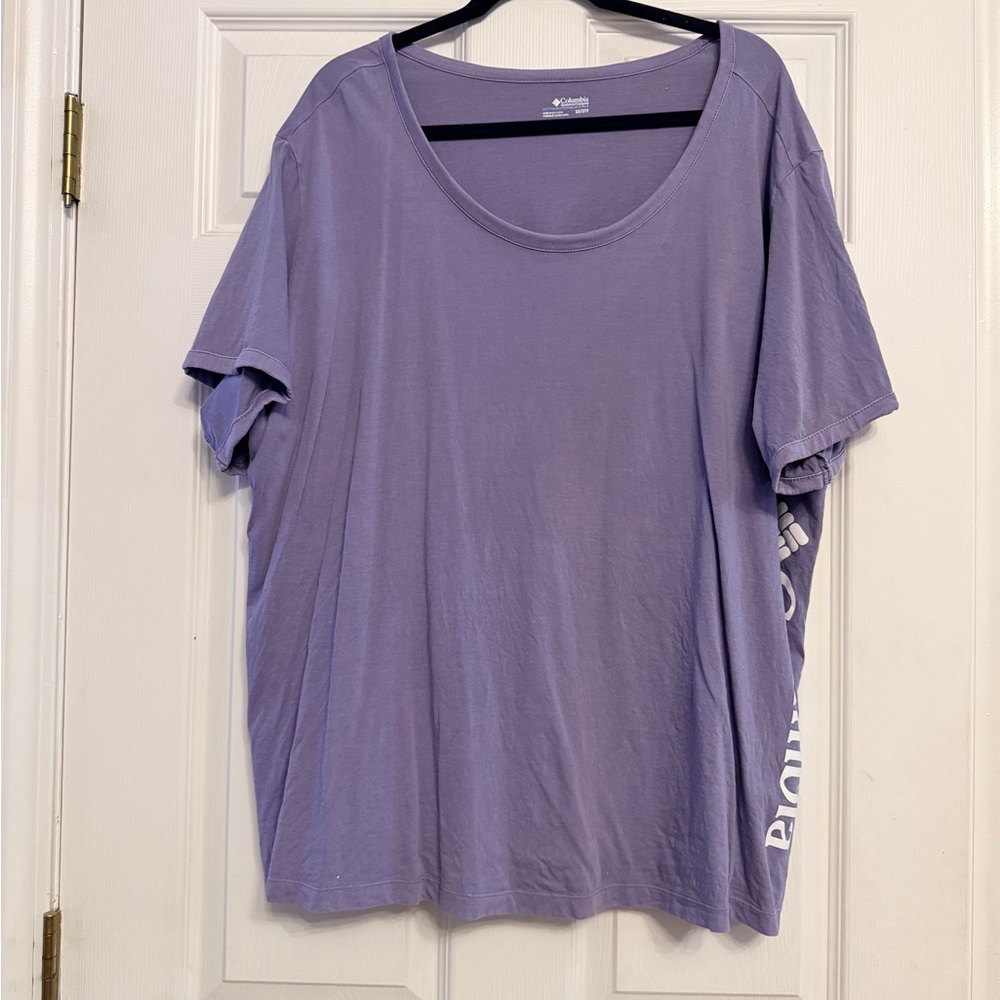 Columbia Purple Women's Top 3X